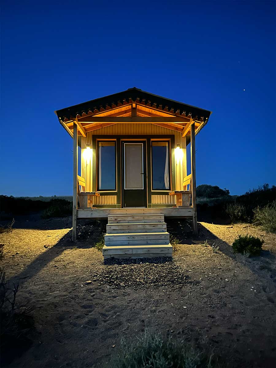 Camps at night
