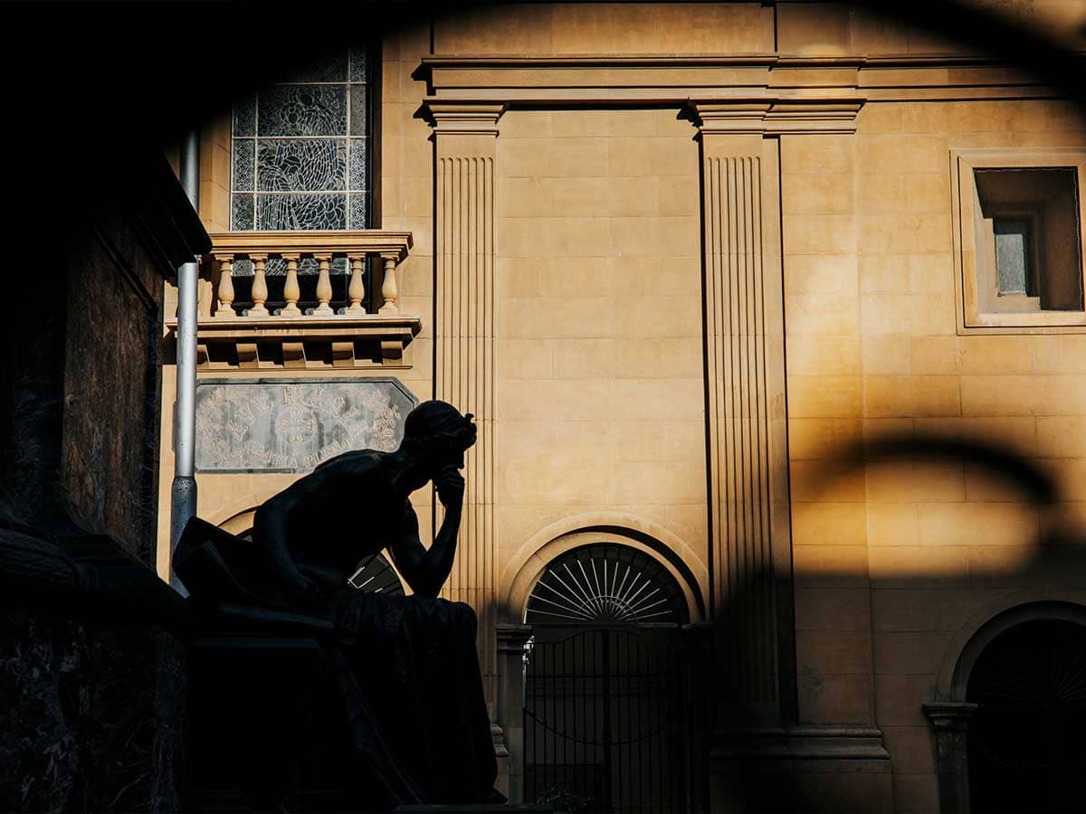 A church where English barricaded themselves